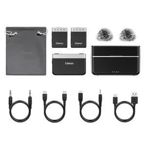 Wireless Microphone Dual-Channel Recording