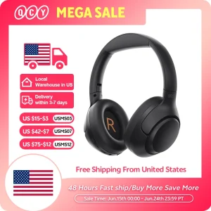 Over Ear Noise Cancellation Wireless Headphones