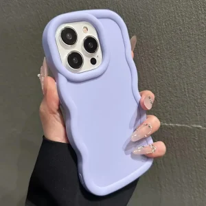 Soft Candy Curly Wave Phone Case For iPhone